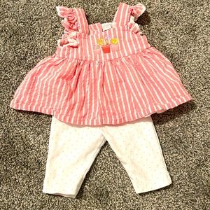 Little Me Garden Joy Tunic & Leggings Set